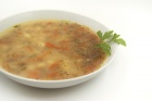Гороховый суп  на курином бульоне